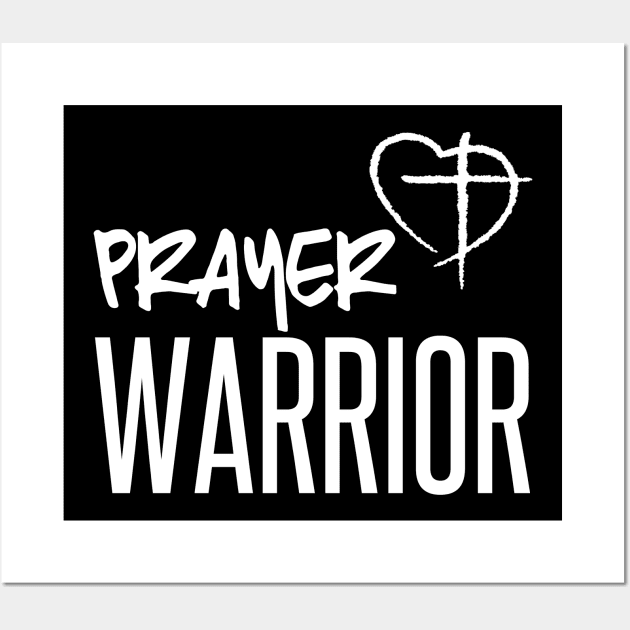 Prayer Warrior, Pray, Prayer, Christian T-Shirts, Church Wear, Apparels, Jesus, Bible Verse, Store Wall Art by JOHN316STORE - Christian Store